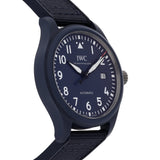 IWC Pilot’s Watch Automatic "Laureus Sport for Good" Edition Blue Dial Blue Nylon Strap Watch for Men - IW328101 Authentic Buy Shop Now