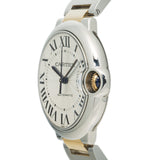 Cartier Ballon Bleu de Cartier Silver Dial Two Tone Steel Strap Watch for Women - W2BB0030 Authentic Buy Shop Now