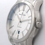 Maurice Lacroix Pontos Date Automatic Silver Dial Silver Steel Strap Watch For Men - PT6148-SS002-130 Authentic Buy Shop Now