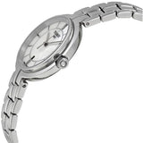 Tissot T Lady Flamingo Mother of Pearl White Dial Silver Steel Strap Watch For Women - T094.210.11.111.00 Authentic Buy Shop Now