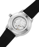 Emporio Armani Renato Chronograph Automatic Black Dial Black Leather Strap Watch For Men - AR60051 Authentic Buy Shop Now