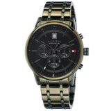 Tommy Hilfiger Quartz Black Dial Black Steel Strap Watch for Men - 1791634 Authentic Buy Shop Now