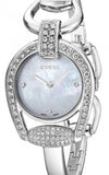 Gucci Horsebit Collection Diamonds Mother of Pearl Dial Silver Steel Strap Watch For Women - YA139505 Authentic Buy Shop Now