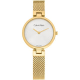 Calvin Klein Authentic White Dial Rose Gold Mesh Bracelet Watch for Women - K8G23526 Authentic Buy Shop Now