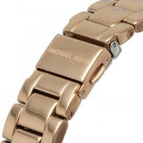 Michael Kors Everest Chronograph Crystals Rose Gold Dial Rose Gold Steel Strap Watch For Women - MK7235 Authentic Buy Shop Now
