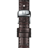 Tissot T Classic Le Locle Automatic Silver Dial Brown Leather Strap Watch For Women - T006.207.16.038.00 Authentic Buy Shop Now