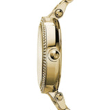 Michael Kors Parker Diamonds Gold Dial Gold Steel Strap Watch for Women - MK5784 Authentic Buy Shop Now