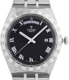 Tudor Royal Automatic Black Dial Silver Steel Strap Watch for Men - M28600-0003 Authentic Buy Shop Now