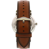 Fossil Neutra Automatic Luggage Skeleton Blue Dial Brown Leather Strap Watch for Men - ME3160 Authentic Buy Shop Now