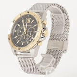 Michael Kors Brecken Quartz Black Dial Silver Mesh Strap Watch For Men - MK8961 Authentic Buy Shop Now