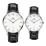 Daniel Wellington Dapper Reading White Dial Black Leather Strap Watch For Men - DW00100108 Authentic Buy Shop Now