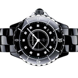 Chanel J12 Quartz Diamonds Black Dial Black Steel Strap Watch for Women - J12 H1625 Authentic Buy Shop Now