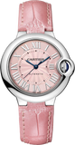 Cartier Ballon Blue De Cartier Pink Dial Pink Leather Strap Watch for Women - WSBB0031 Authentic Buy Shop Now
