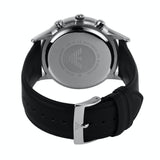 Emporio Armani Giovanni Analog Black Dial Black Leather Strap Watch For Men - AR11431 Authentic Buy Shop Now