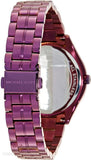 Michael Kors Lauryn Black Dial Purple Steel Strap Watch for Women - MK3724 Authentic Buy Shop Now