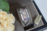 Burberry Nova Check Silver Dial Two Tone Leather Strap Watch For Women - BU9404 Authentic Buy Shop Now