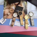 Coach Sport Diamonds Gold Dial Gold Steel Strap Watch for Women - 14502195 Authentic Buy Shop Now