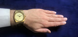 Tissot PRX Champagne Yellow Gold Dial Gold Steel Strap Watch for Men - T137.410.33.021.00 Authentic Buy Shop Now