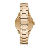 Michael Kors Runway Quartz Black Dial Gold Steel Strap Watch For Women - MK6682 Authentic Buy Shop Now