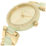 Michael Kors Delray Rose Gold Dial Two Tone Steel Strap Watch for Women - MK4317 Authentic Buy Shop Now