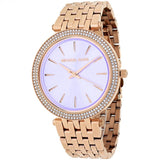 Michael Kors Darci Purple Dial Rose Gold Steel Strap Watch for Women - MK3400 Authentic Buy Shop Now