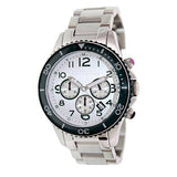 Marc Jacobs Rock Chronograph Silver Dial Silver Steel Strap Watch for Men - MBM5029 Authentic Buy Shop Now