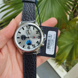 Tommy Hilfiger Jackson Silver Dial Black Leather Strap Watch for Men - 1791240 Authentic Buy Shop Now