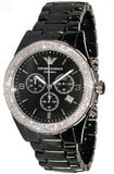 Emporio Armani Ceramica Black Dial Black Ceramic Strap Watch For Men - AR1455 Authentic Buy Shop Now