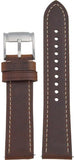 Fossil Pilot Chronograph White Dial Brown Leather Strap Watch for Men - FS5146 Authentic Buy Shop Now