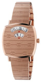 Gucci Grip Quartz Rose Gold Dial Rose Gold Steel Strap Watch For Women - YA157505 Authentic Buy Shop Now