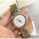 Michael Kors Darci White Dial Gold Steel Strap Watch for Women - MK3727 Authentic Buy Shop Now