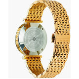 Versace V-Twist Black Dial Gold Mesh Bracelet Watch for Women - VELS00819 Authentic Buy Shop Now