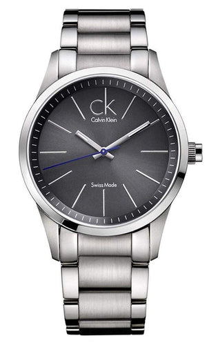 Calvin Klein Bold Grey Dial Silver Steel Strap Watch for Men - K2241107 Authentic Buy Shop Now