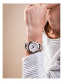Tissot PR 100 Sport Chic Chronograph Silver Dial Silver Steel Strap Watch for Women - T101.917.11.031.00 Authentic Buy Shop Now