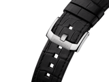Tag Heuer Autavia Chronometer Flyback Chronograph Silver Dial Black Leather Strap Watch for Men - CBE511B.FC8279 Authentic Buy Shop Now