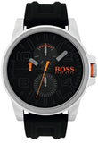 Hugo Boss Detroit Sport Quartz Black Dial Black Rubber Strap Watch for Men - 1550006 Authentic Buy Shop Now