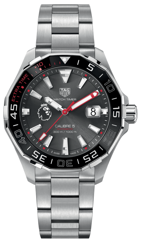 Tag Heuer Aquaracer Calibre 5 Premiere League Edition Black Dial Silver Stainless Steel Watch for Men - WAY201D.BA0927 Authentic Buy Shop Now