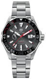 Tag Heuer Aquaracer Calibre 5 Premiere League Edition Black Dial Silver Stainless Steel Watch for Men - WAY201D.BA0927 Authentic Buy Shop Now
