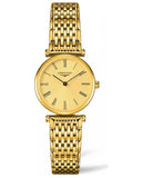 Longines La Grande Classique de Longines Gold Dial Gold Mesh Bracelet Watch for Women - L4.209.2.31.8 Authentic Buy Shop Now