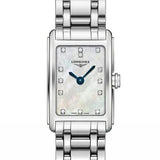 Longines Dolcevita Diamonds Mother of Pearl Dial Silver Steel Strap Watch for Women - L5.258.4.87.6 Authentic Buy Shop Now