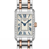 Longines Dolcevita Diamonds White Dial Two Tone Steel Strap Watch for Women - L5.258.5.79.7 Authentic Buy Shop Now