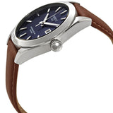 Tissot Gentleman Powermatic 80 Silicium Blue Dial Brown Leather Strap Watch For Men - T127.407.16.041.00 Authentic Buy Shop Now