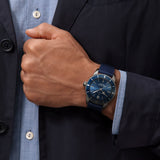 Breitling Superocean Heritage II B20 44mm Blue Dial Blue Rubber Strap Mens Watch - AB2030161C1S1 Authentic Buy Shop Now