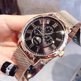 Guess Delancy Black Dial Gold Mesh Bracelet Watch for Men - W0871G2 Authentic Buy Shop Now