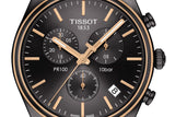 Tissot T Classic PR 100 Chronograph Anthracite Black Dial Black Mesh Bracelet Watch For Men - T101.417.23.061.00 Authentic Buy Shop Now