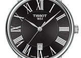 Tissot Carson Premium Black Dial Silver Steel Strap Watch For Men - T122.410.11.053.00 Authentic Buy Shop Now