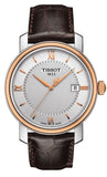 Tissot Bridgeport Lady White Dial Brown Leather Strap Watch For Women - T097.010.26.118.00 Authentic Buy Shop Now