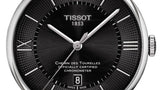 Tissot T Classic Chemin Des Tourelles Chronometer Black Dial Silver Steel Strap Watch For Men - T099.408.11.058.00 Authentic Buy Shop Now