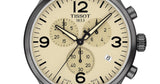 Tissot T Sport Chrono XL Beige Dial Green Nylon Strap Watch for Men - T116.617.37.267.00 Authentic Buy Shop Now
