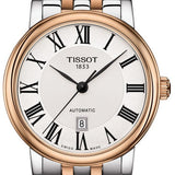 Tissot T Classic Carson Premium Silver Dial Two Tone Steel Strap Watch For Men - T122.410.22.033.00 Authentic Buy Shop Now